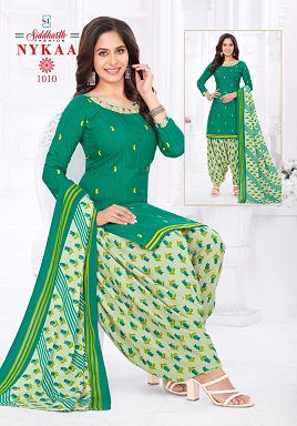 Siddharth Nykaa Casual Wear Cotton Printed Latest Ready Made Dress Collection